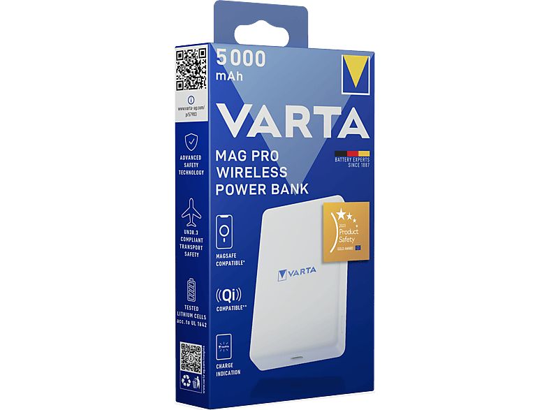 PowerBank Varta Mag Pro Wireless 5000mAh (57903101111)