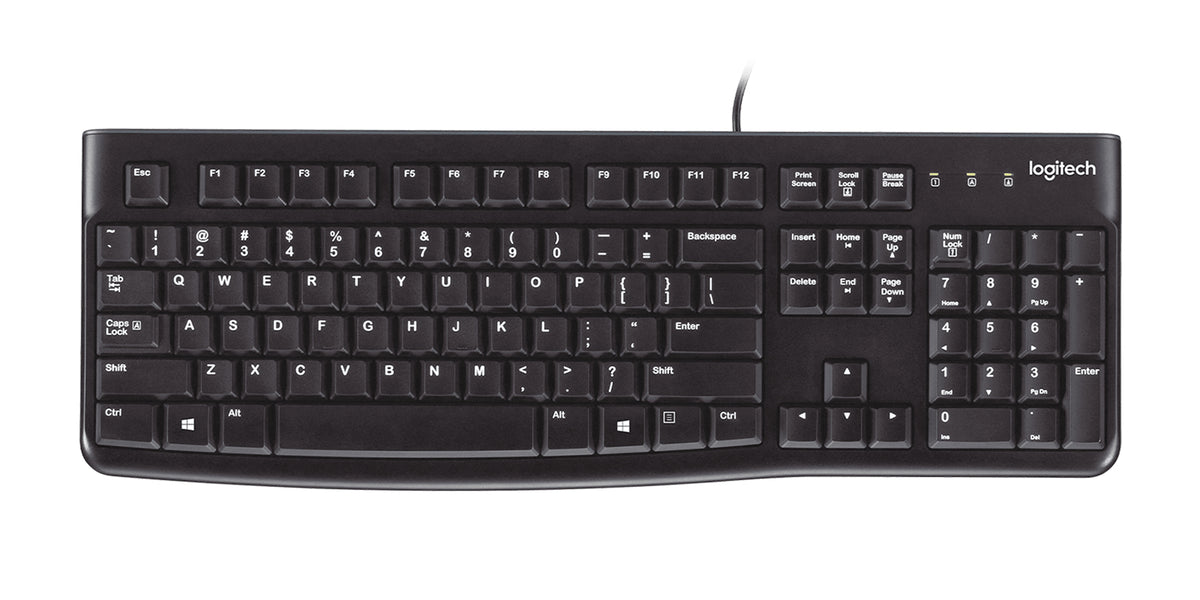 Teclado LOGITECH K120 USB Negro (920-002499)