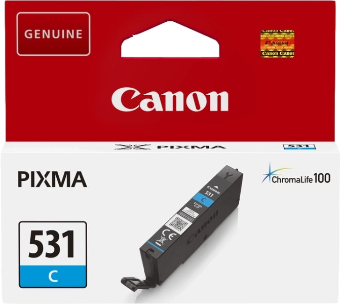 Canon CLI531 Cyan Cartucho de Tinta Original - 6119C001/CLI531C