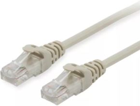 Cable de red desde RJ45 macho a RJ45 macho UTP categoria 6 longitud 0.25 metros gris