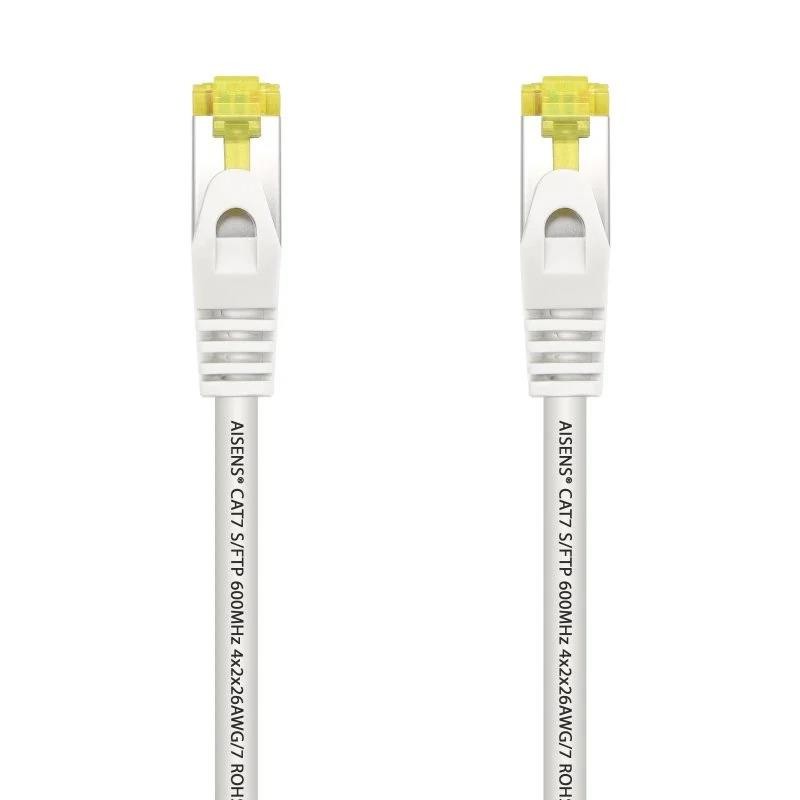 CABLE DE RED CAT.7 S/FTP 1M AISENS WHITE