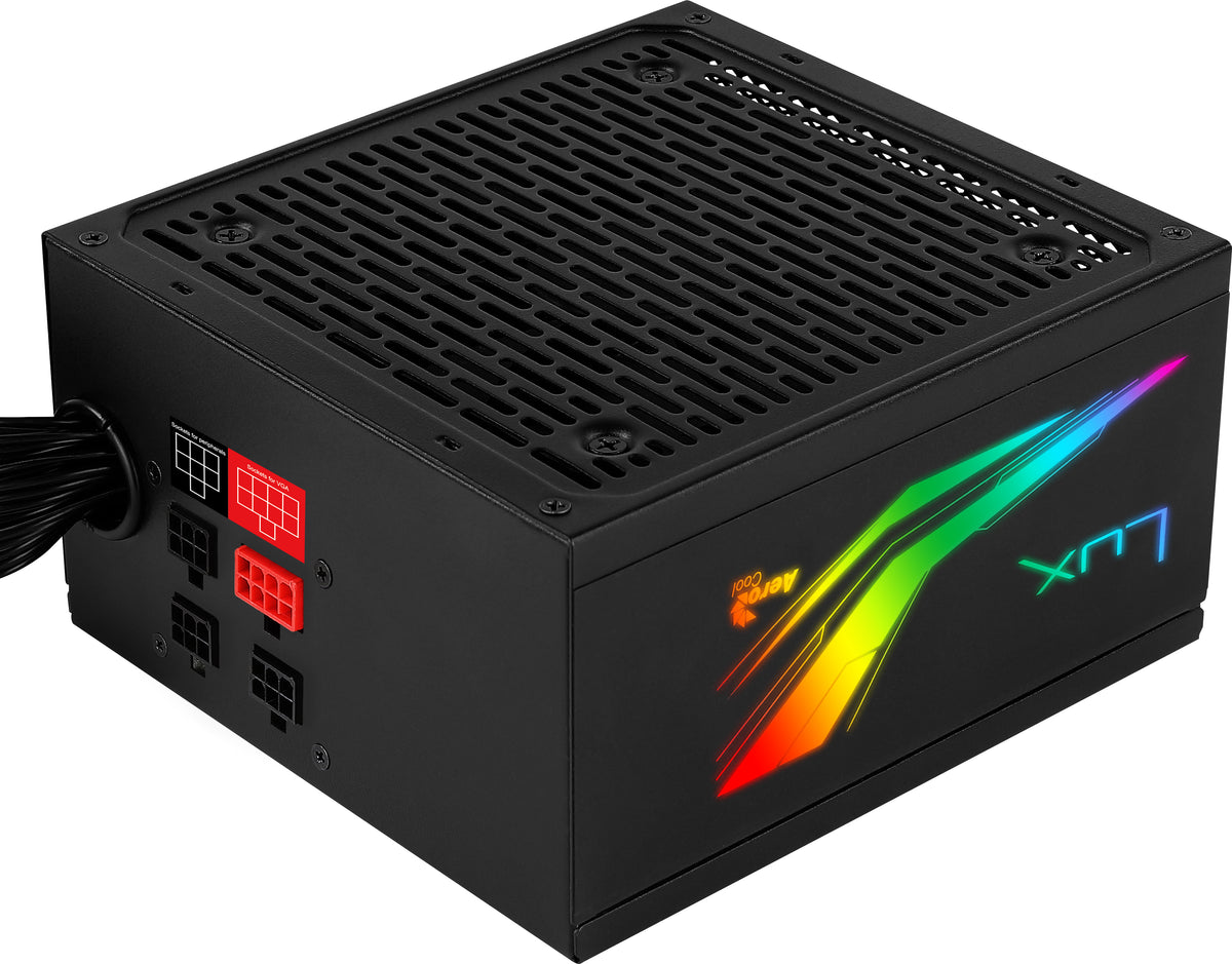 Fuente AEROCOOL LUX 650W RGB 80+ Bronze (LUXRGB650M)