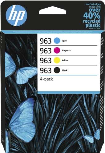 HP 963 4-Pack Original Ink Cartridges - 6ZC70AE