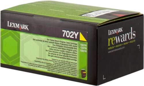 Lexmark CS310/CS410/CS510 Yellow Original Toner Cartridge - 70C20Y0/70C20YE/702Y