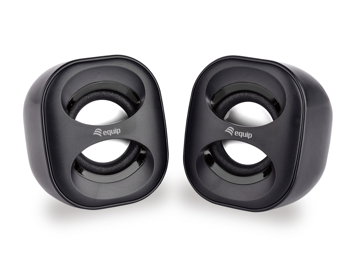 Altavoces EQUIP Life 2.0 6W 3.5mm USB Negro (EQ245330)