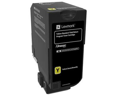 Lexmark CS720/CS725/CX725 Yellow Original Toner Cartridge - 74C2SY0