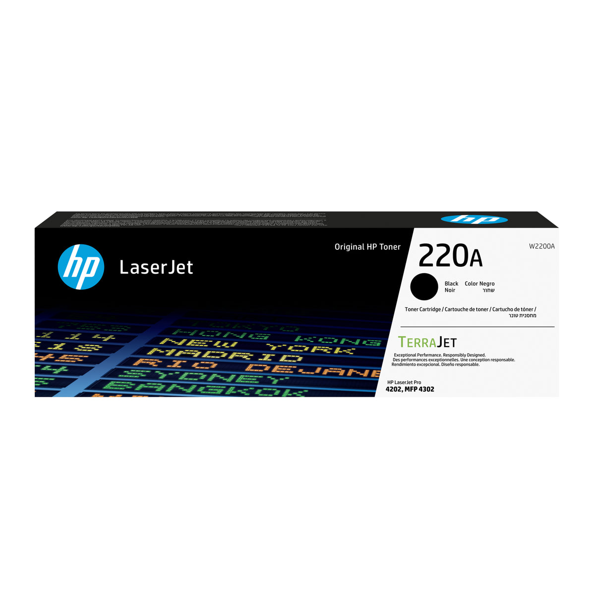 HP W2200A Negro Cartucho de Toner Original - 220A. 2.000 Paginas