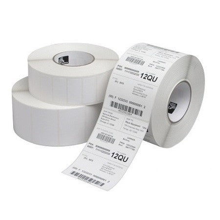 Zebra Z-Select 2000T 12-Pack Original Thermal Label Rolls 75x51mm - Permanent Adhesive - 1370 Units per Roll - 800273-205