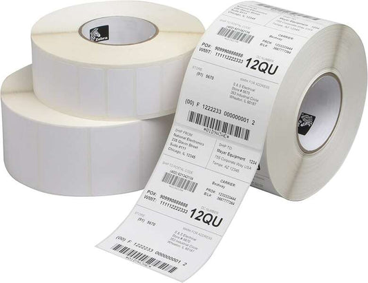 Zebra Z-Perform 1000T 12-Pack of Original Perforated Label Rolls 152x102 mm - 475 Units per Roll - 800294-605