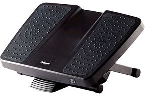 Reposapies ultimate professional series ajustable en altura 100/135/165mm e inclinacion hasta 30 superficie efecto masaje favoreciendo la circulacion sanguinea negro