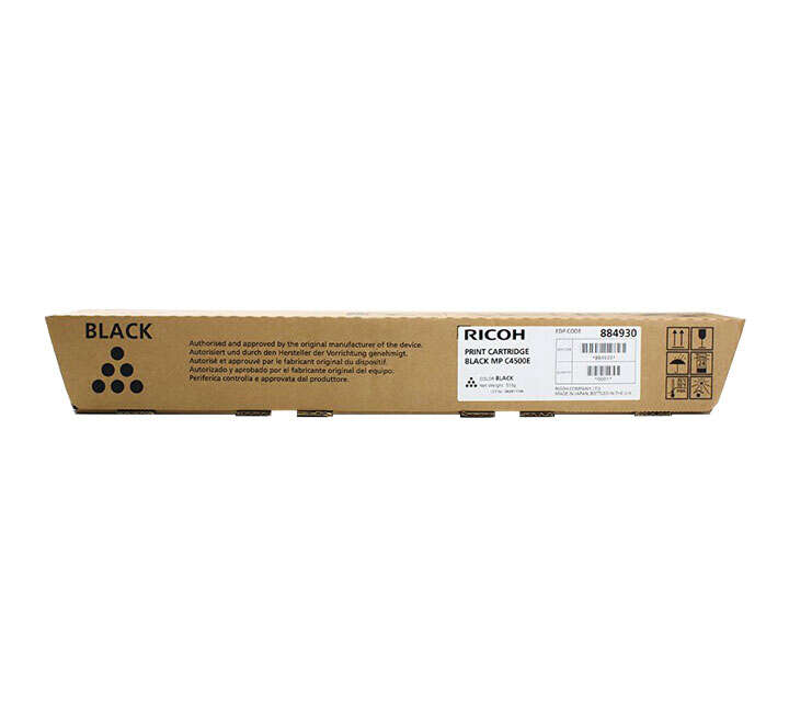 Ricoh Aficio MP-C3500/MP-C4500 Black Original Toner Cartridge - 884930/888608/842034
