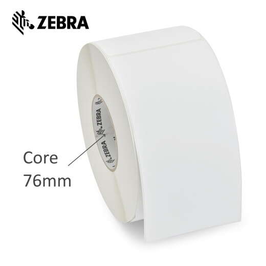 Zebra Z-Perform 1000D Original Thermal Label Rolls, 6-Pack, 76x25mm - Permanent Adhesive - 5,180 Count - 880738-025