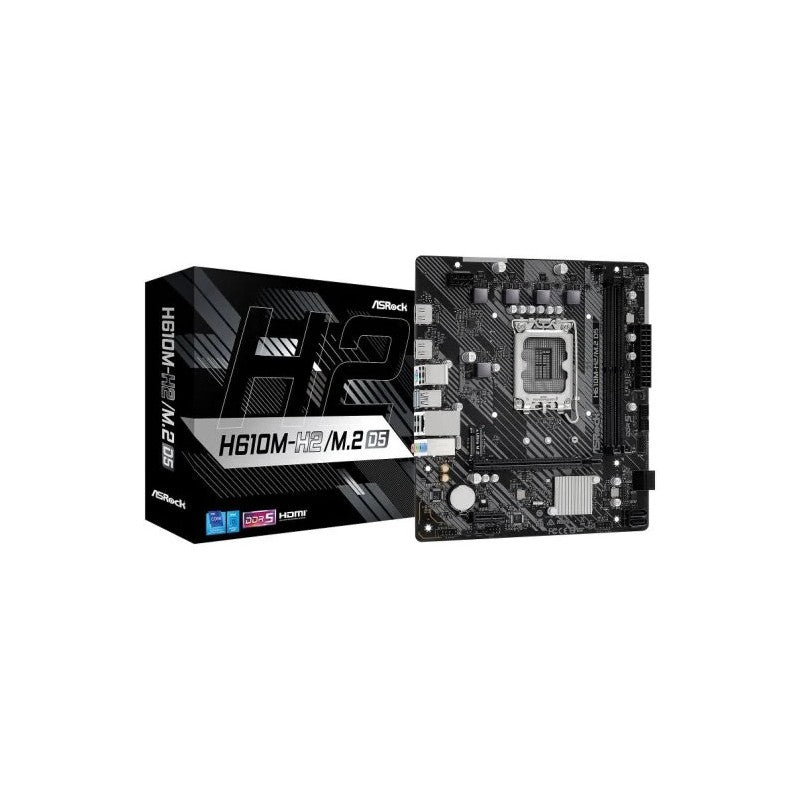 PLACA BASE ASROCK H610M-H2/M.2 D5 2XDDR5 MATX HDMI