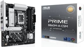 Placa base prime b860m-a csm INTEL lga 1851 4xDDR5 hasta 256gb 2xDISPLAYPORT HDMI ethernet 2.5 gigabit pciex1 pciex16 2xm.2 4xSATA raid SATA 0/1/5/10 6gb/s 3xUSB 3.2 4xUSB 2.0 USB-C micro ATX
