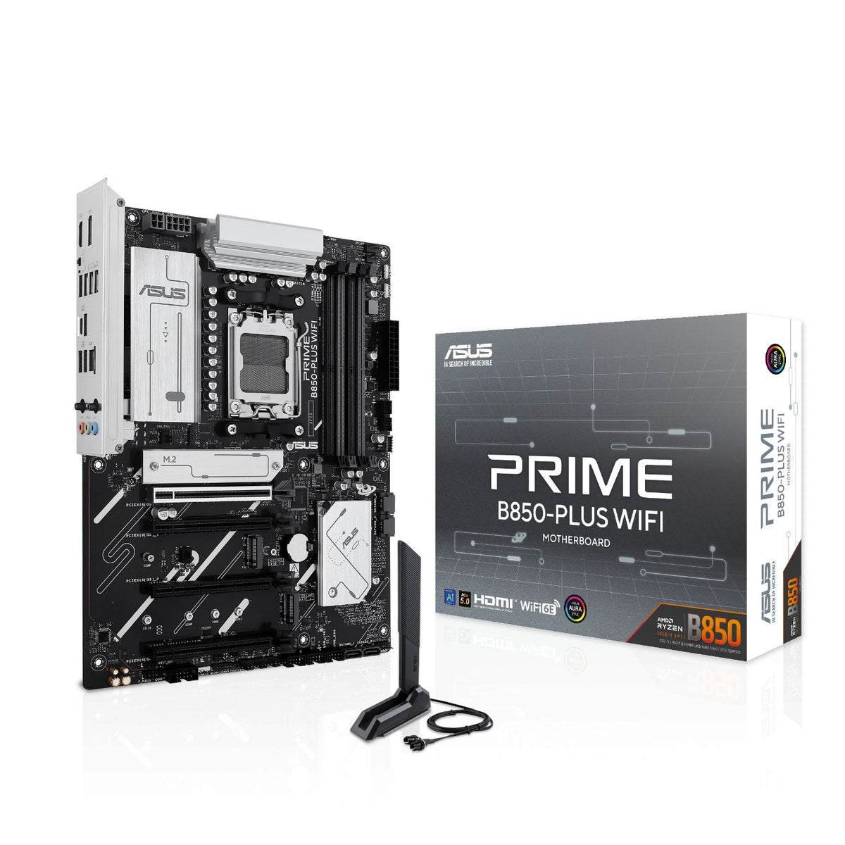 ASUS PRIME B850-PLUS WIFI: (AM5) 4DDR5 USB DP HDMI ATX
