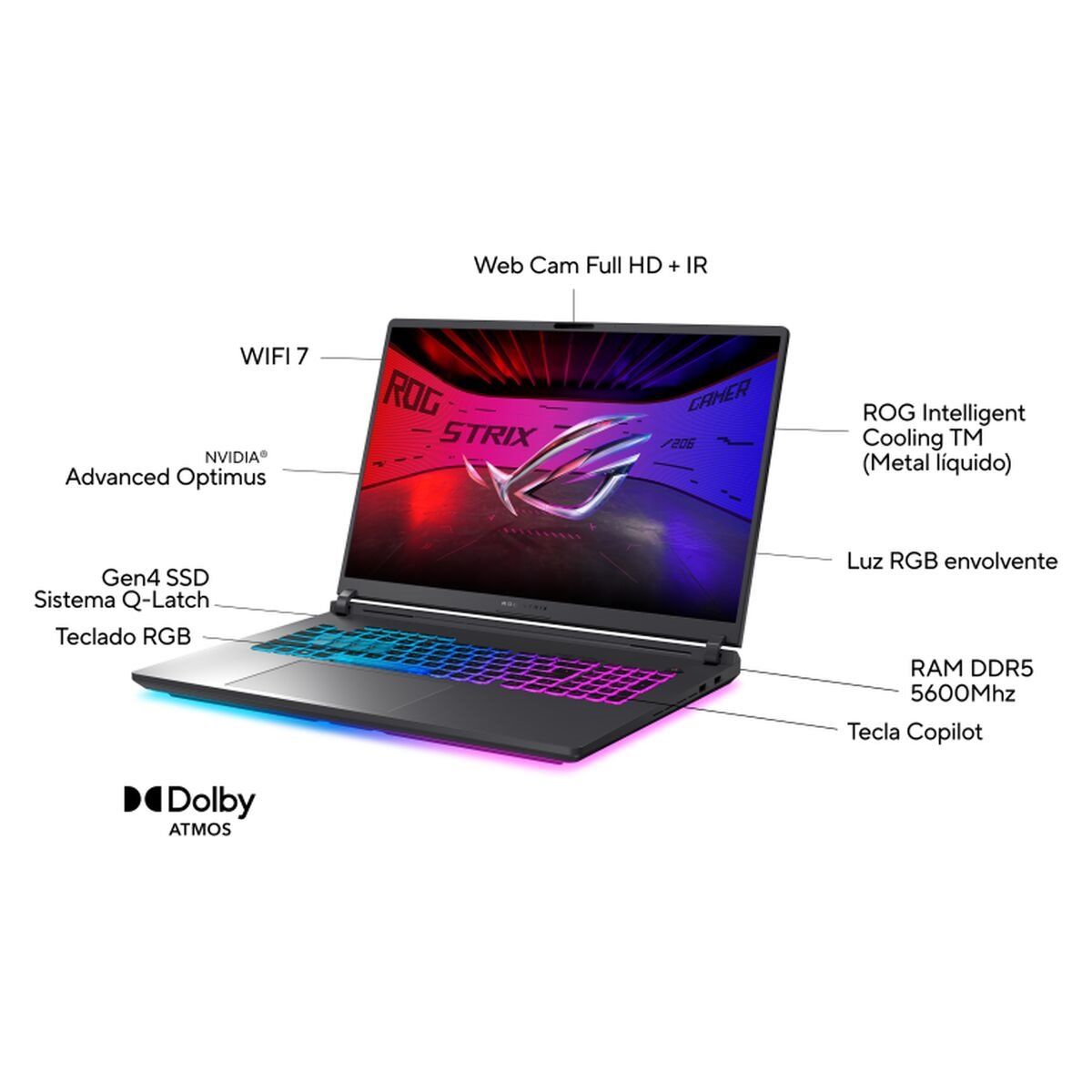 ASUS G815LP-S9034 U9-275HX 32Gb 1Tb 18" 8Gb FreeD Gris