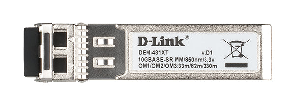 Módulo Transceptor D-Link MMF SFP+ Plata (DEM-431XT)