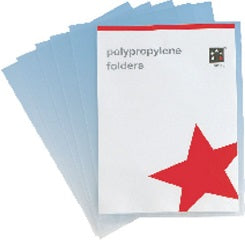 Funda plastica de tipo uero en formato folio pack de 100 unidades
