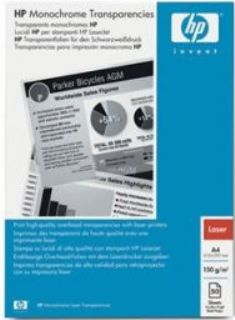 Papel transp.hp laserjet a4 50 hojas