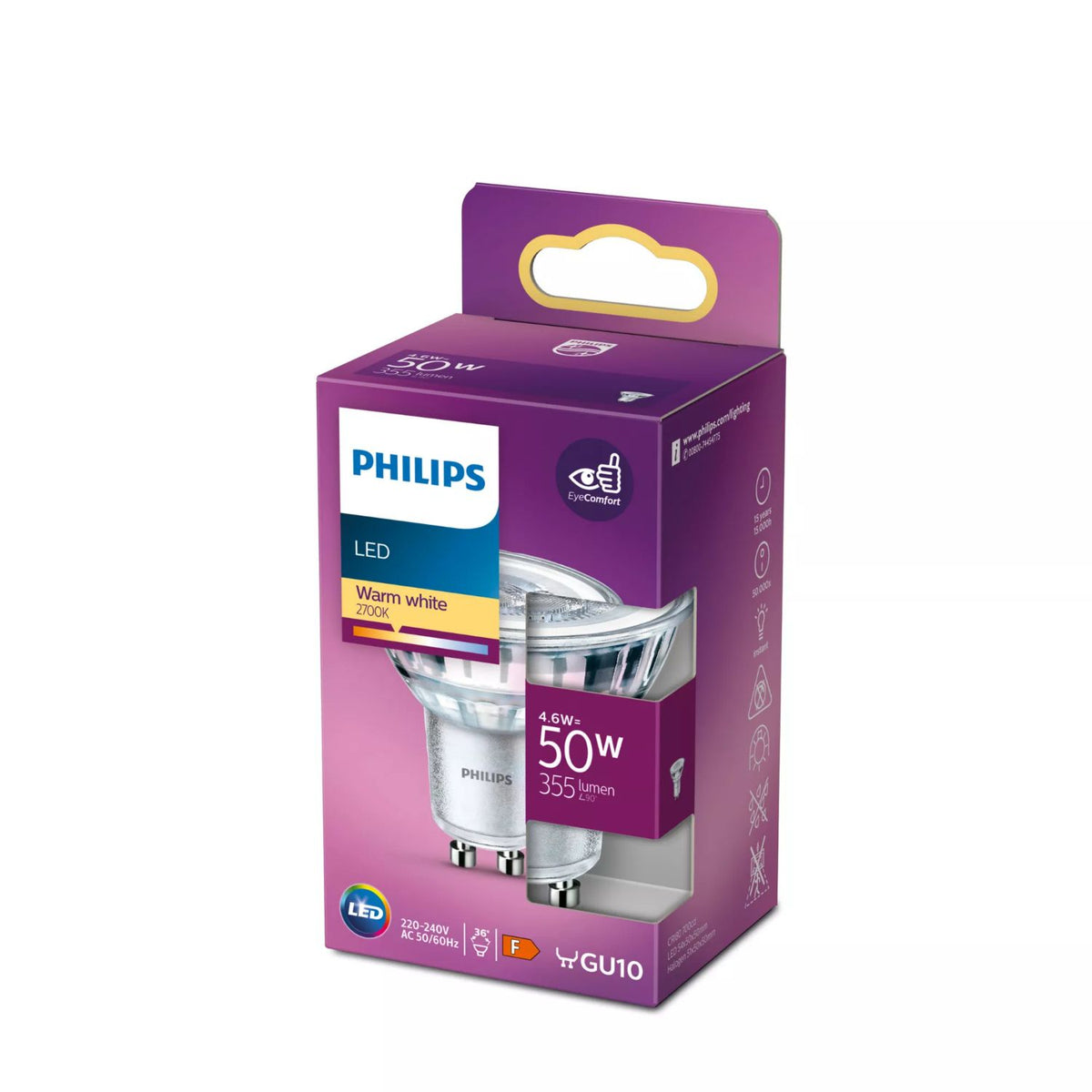 Bombilla Philips LED Classic 50W GU10 (929001215255)