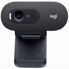 WEBCAM c505e HD 720p y hasta 30fps con enfoque automatico video hasta 1280x720 microfono estereo omnidireccional enfoque automatico campo de vision diagonal de 60 clip universal para portatil o monitores lcd USB negro