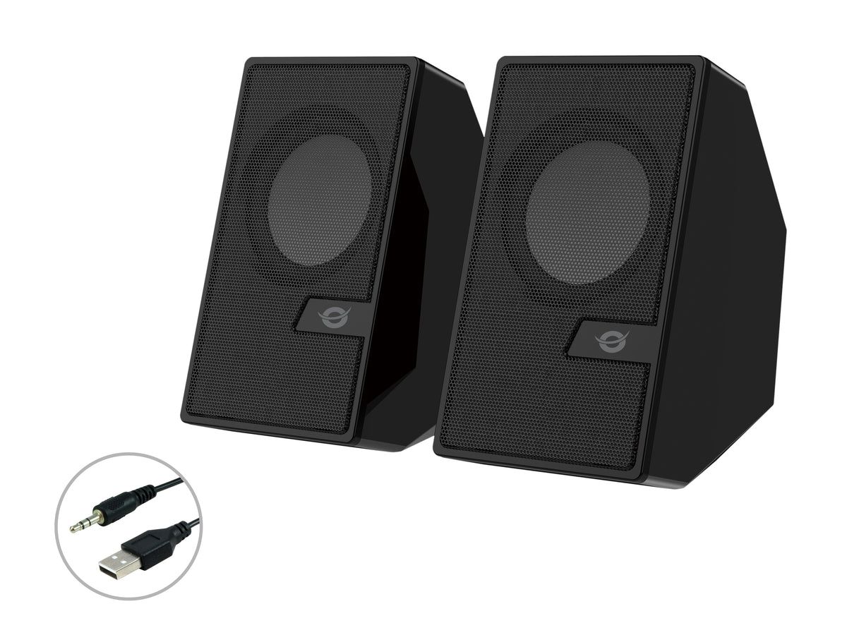 Altavoces CONCEPTRONIC 2.0 6W BT USB 3.5mm (BJORN02B)
