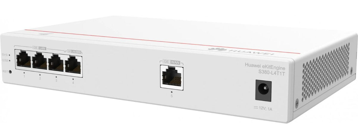 Switch Huawei S380-L4T1T 4xRJ45 Rack Gris (98012177)