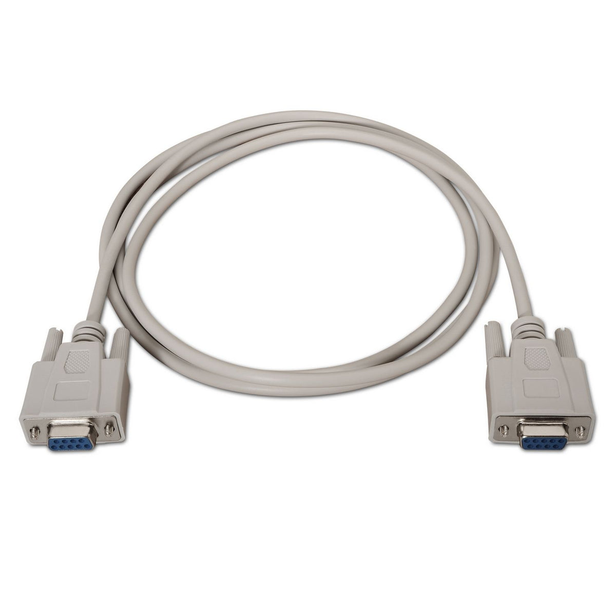 Cable AISENS RS232 DB9/H a DB9/H 1.8m Beige (A112-0067)
