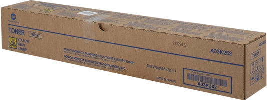 Konica Minolta TN512 Yellow Original Toner Cartridge - TN512Y/A33K252