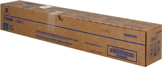 Konica Minolta TN321 Cyan Original Toner Cartridge - TN321C/A33K450