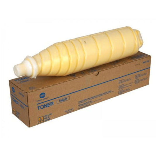Konica Minolta TN622Y Yellow Original Toner Cartridge - A5E7250