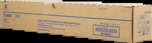 Konica Minolta TN323 Black Original Toner Cartridge - A87M050