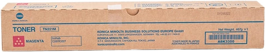 Konica Minolta TN221 Magenta Original Toner Cartridge - TN221M/A8K3350