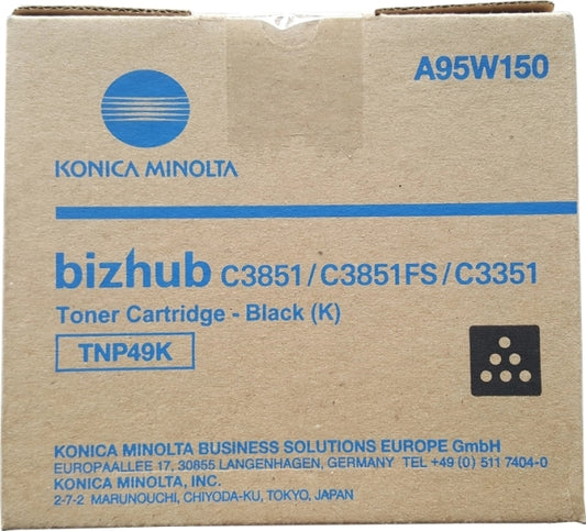 Konica Minolta TNP49 Black Original Toner Cartridge - TNP49K/A95W150