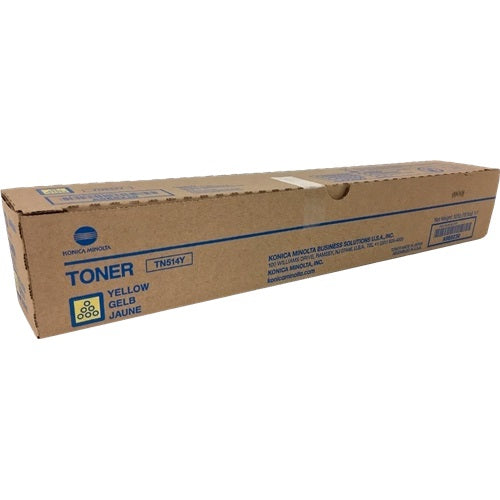 Konica Minolta TN514 Yellow Original Toner Cartridge - A9E8250/TN514Y
