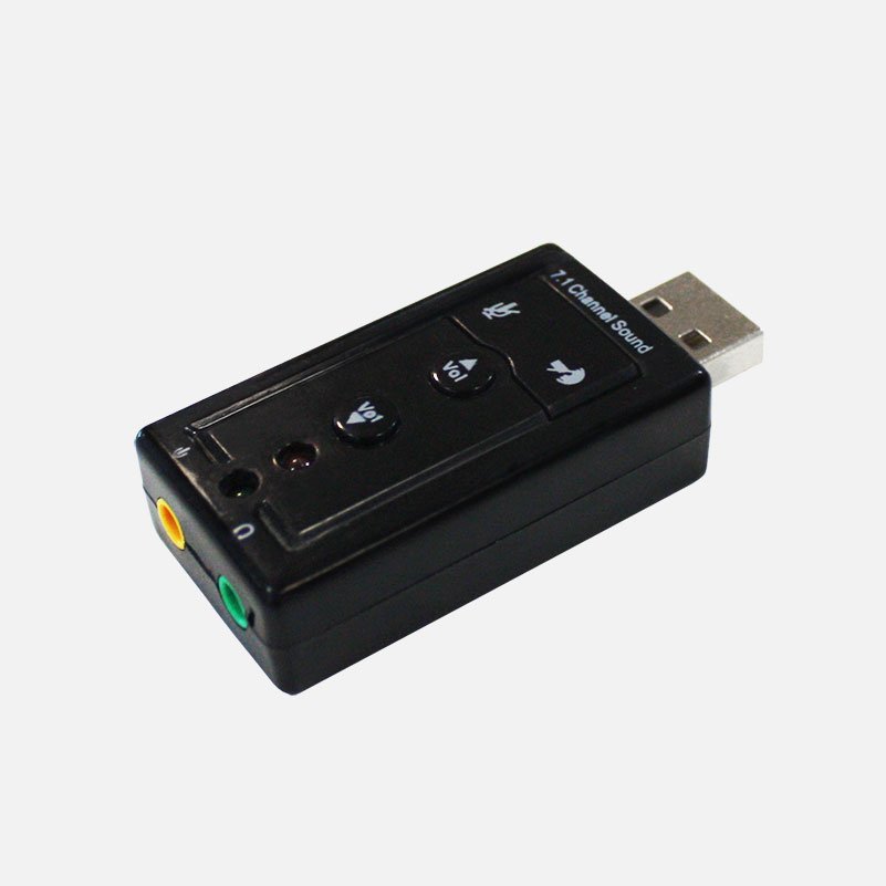 Tarjeta de Sonido Approx 7.1 USB 3.5mm Negro (APPUSB71)