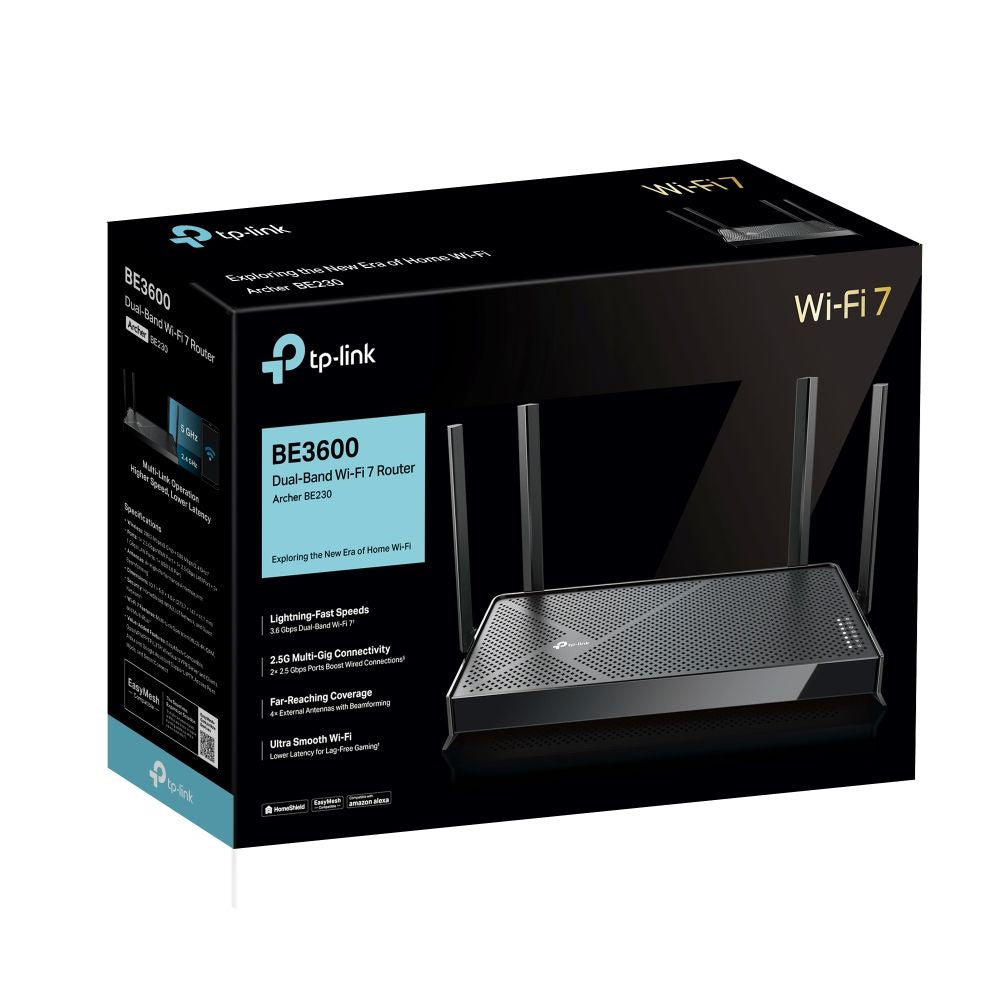 Router TP-Link BE3600 WiFi 7 DualBand (ARCHER BE230)