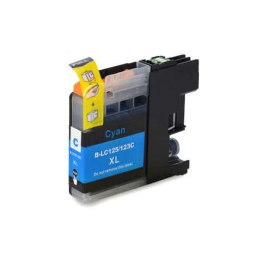 Brother LC123XL/LC121XL Cyan Generic Ink Cartridge - Replaces LC123C/LC121C