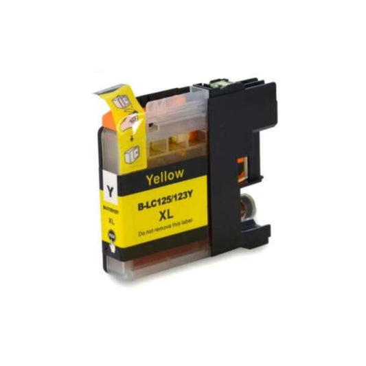 Brother LC123XL/LC121XL Yellow Generic Ink Cartridge - Replaces LC123Y/LC121Y