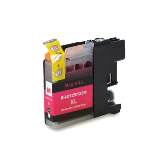 Brother LC125XL Magenta Generic Ink Cartridges - Replaces LC125XLM