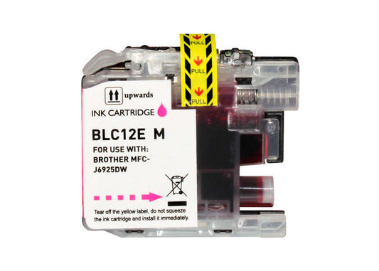 Brother LC12E Magenta Generic Ink Cartridge - Replaces LC12EM