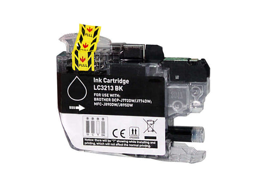 Brother LC3213/LC3211 Black Generic Ink Cartridge - Replaces LC3213BK/LC3211BK