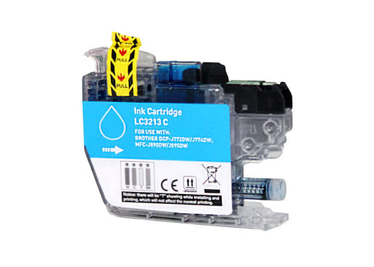 Brother LC3213/LC3211 Cyan Generic Ink Cartridge - Replaces LC3213C/LC3211C