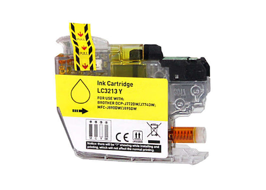 Brother LC3213/LC3211 Yellow Generic Ink Cartridge - Replaces LC3213Y/LC3211Y