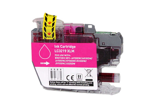 Brother LC3219XL Magenta Generic Ink Cartridge - Replaces LC3219XLM