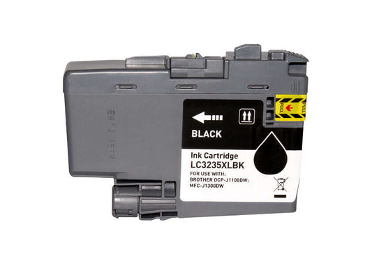 Brother LC3235XL/LC3233 Black Pigment Ink Cartridge Generic - Replaces LC3235XLBK/LC3233BK