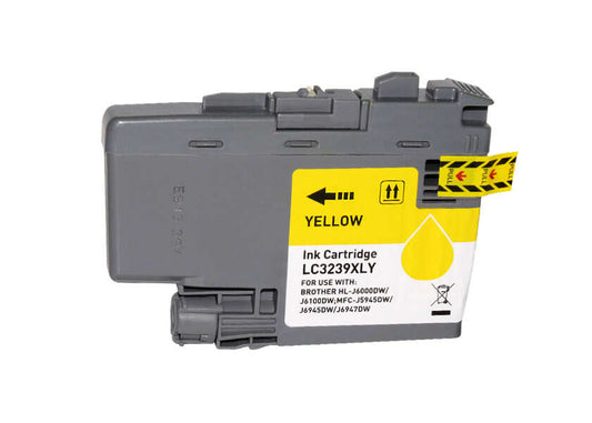 Brother LC3239XL Yellow Pigmented Ink Cartridge Generic - Replaces LC3239XLY