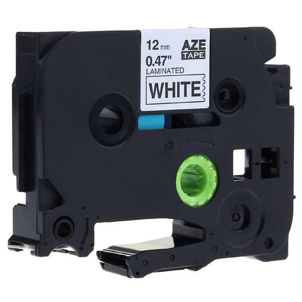 Brother TZe251 Generic Laminated Label Tape - Black Text on White Background - Width 24mm x 8 meters