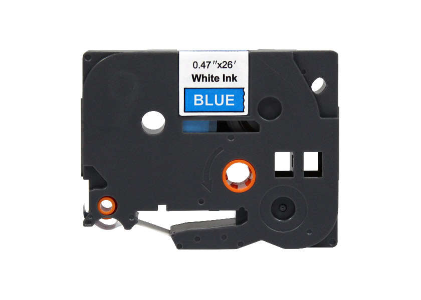 Brother TZe535 Generic Laminated Label Tape - White Text on Blue Background - Width 12mm x 8 meters