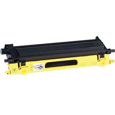 Brother TN135/TN130 Yellow Generic Toner Cartridge - Replaces TN135Y/TN130Y
